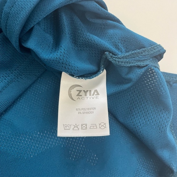Zyia Active Teal Short Sleeve Tshirt Size XXL - Picture 4 of 8